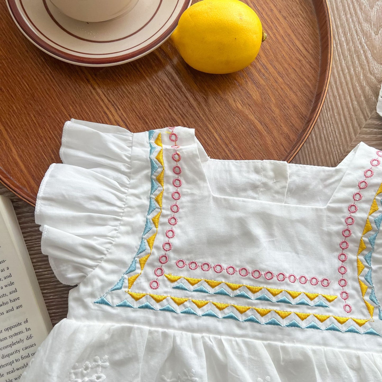 DM2328全棉刺繡連衣裙送帽子2023.05.27