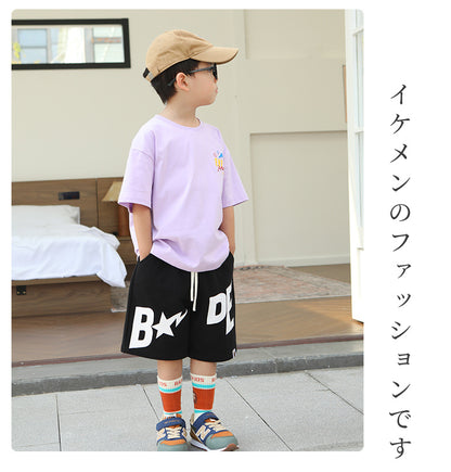 EM3353日系夏季彩色印花純棉短袖T恤2024.03.22
