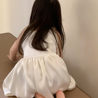 AM1685夏季韓版芭蕾風露背吊帶連衣裙2024.03.29