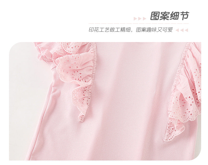 BF9226夏季歐美中小童圓領可愛上衣2024.02.23
