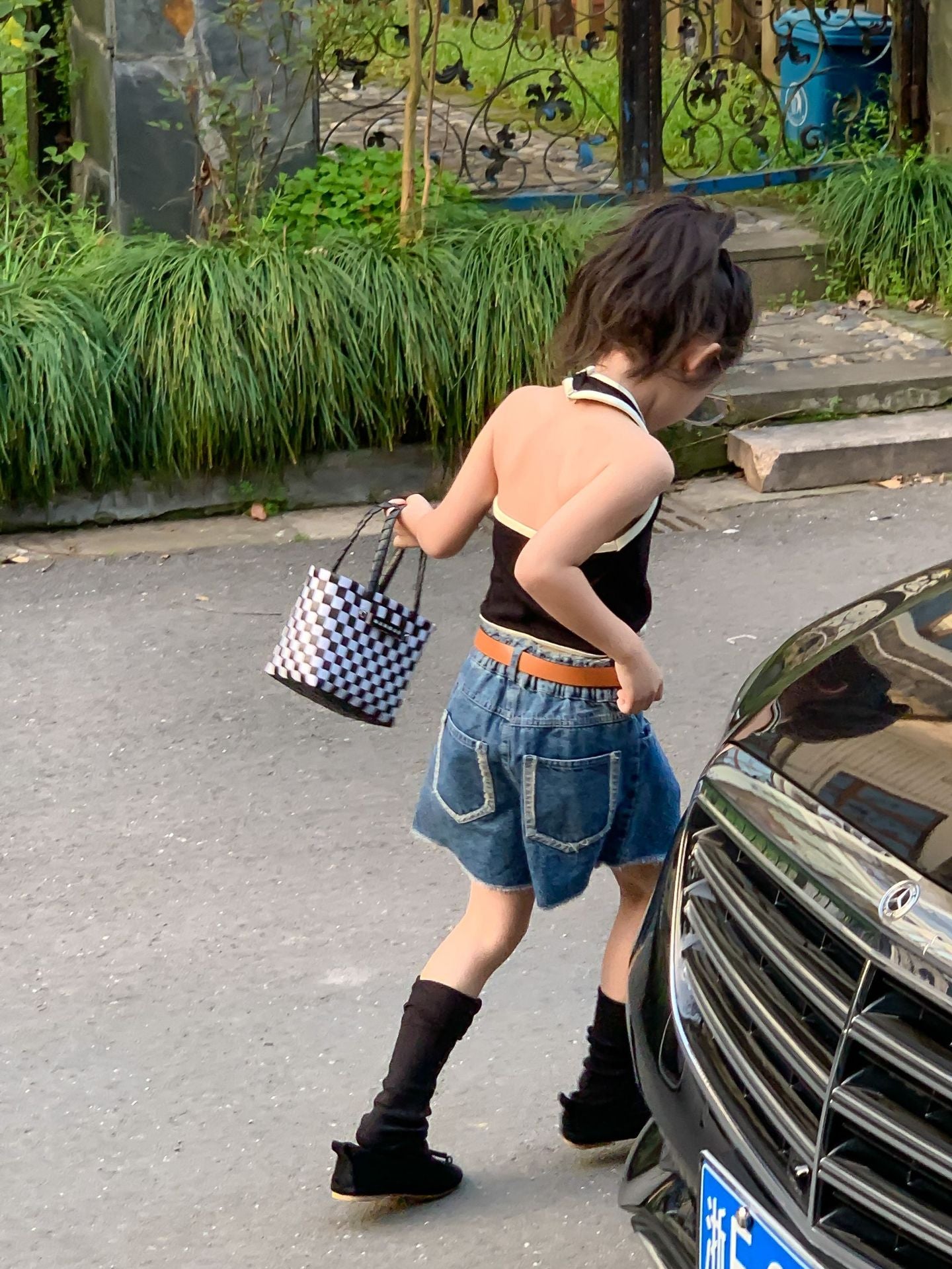 CM3131夏季辣妹風字母吊帶掛脖無袖背心上衣2024.03.15