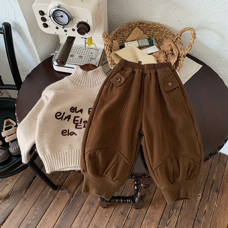 EN3160冬季加絨工裝休閒褲2023.11.10