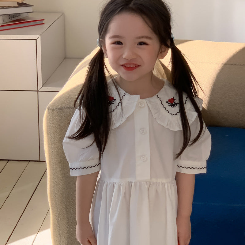 AM1678夏季韓版娃娃領連衣裙2024.03.29