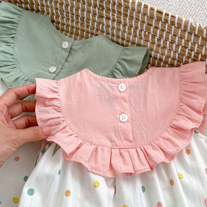 DF0062夏季甜美花朵刺繡無袖三角包屁衣2024.02.27