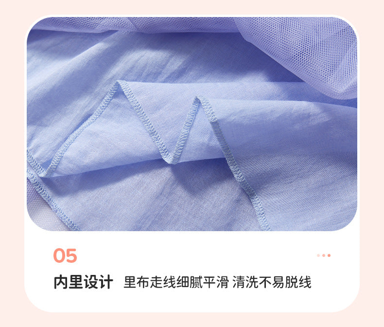 AM1840夏季女孩印花短袖連衣裙2024.03.05