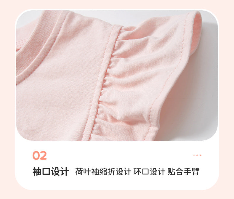 AM1851網紗粉色可愛小馬純棉連衣裙2024.03.05