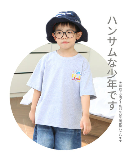 EM3353日系夏季彩色印花純棉短袖T恤2024.03.22