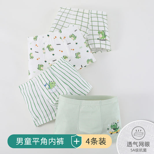 AK4158夏季男童恐龍圖案薄款冰絲透氣內褲2024.07.30