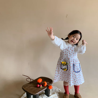AF8574春季韓版碎花吊帶連衣裙2024.02.20