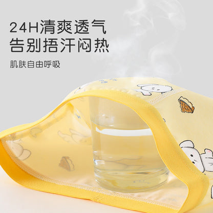 AK4008夏季兒童斑馬紋熊貓小狗透氣輕薄萊卡棉內褲2024.07.30