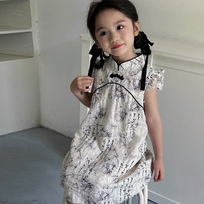 AJ1699夏季新中式兒童漢服民國風旗袍2024.06.07