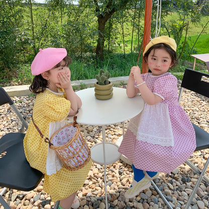 AN3102夏季韓版女童泡泡袖公主連衣裙2024.05.03