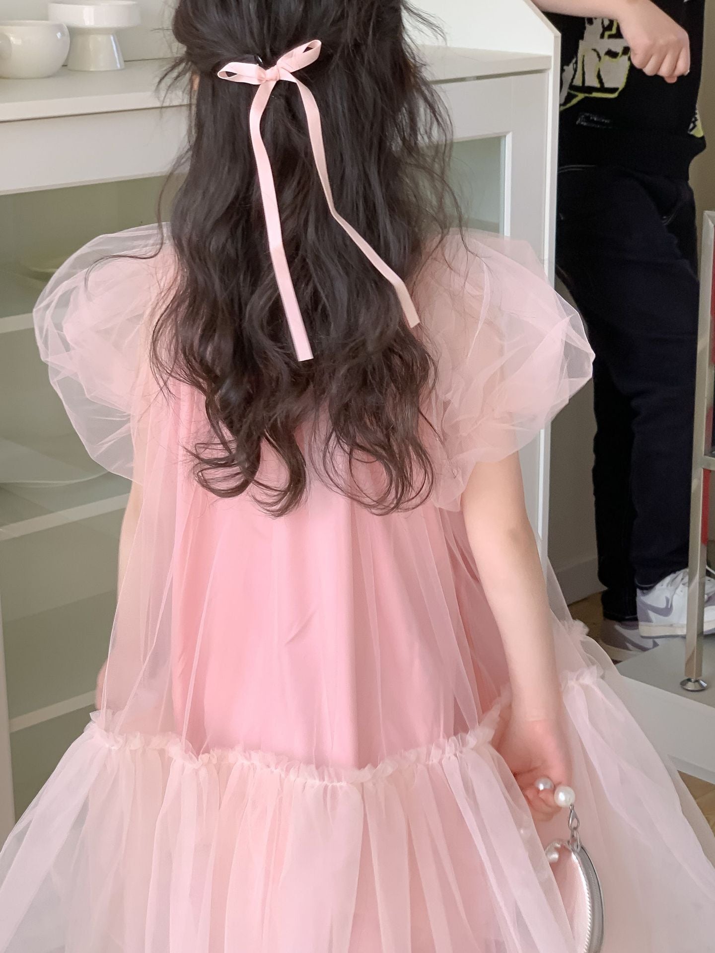CM4802夏季女童粉色仙女公主裙2024.03.15