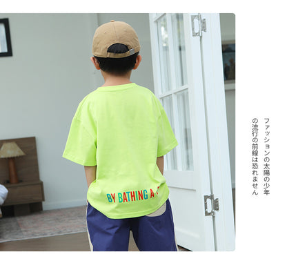 EM3350夏季中大童純棉透氣短袖T恤2024.03.22