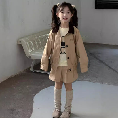 CA4659秋季女童學院風童套裝2024.08.06