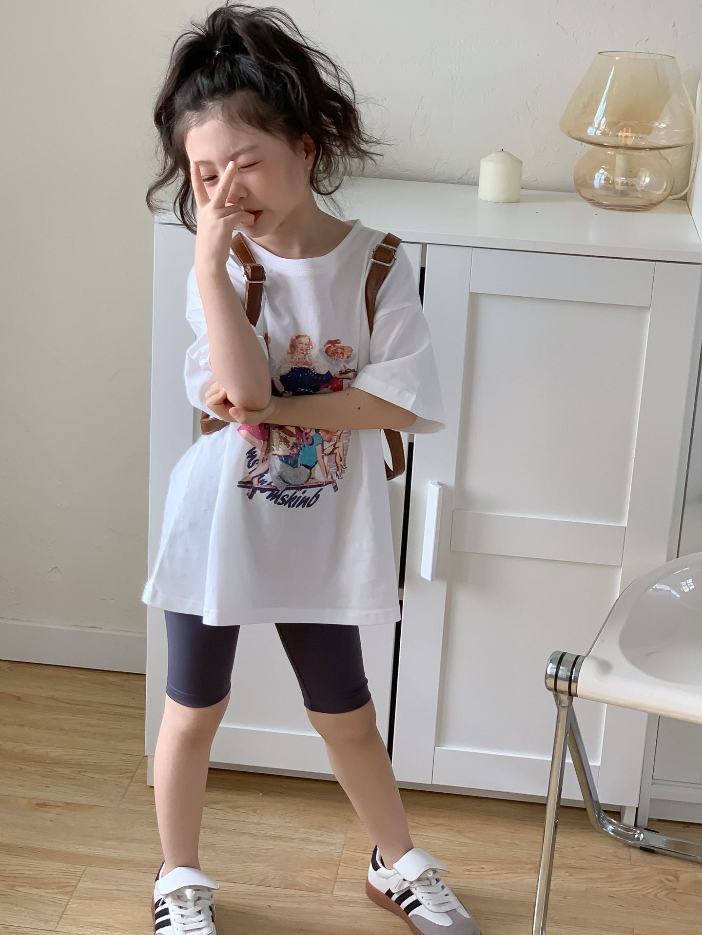 CM3389夏季女童瑜伽健美短褲2024.03.15
