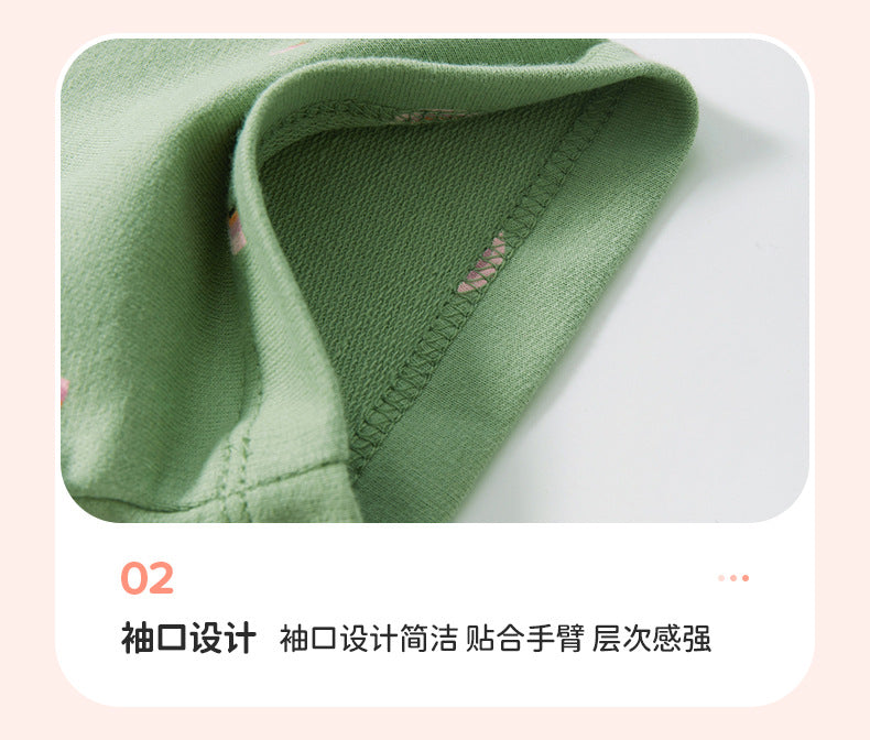 AM1875夏季彩虹短袖純棉連衣裙2024.03.05
