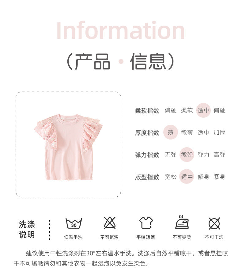 BF9226夏季歐美中小童圓領可愛上衣2024.02.23