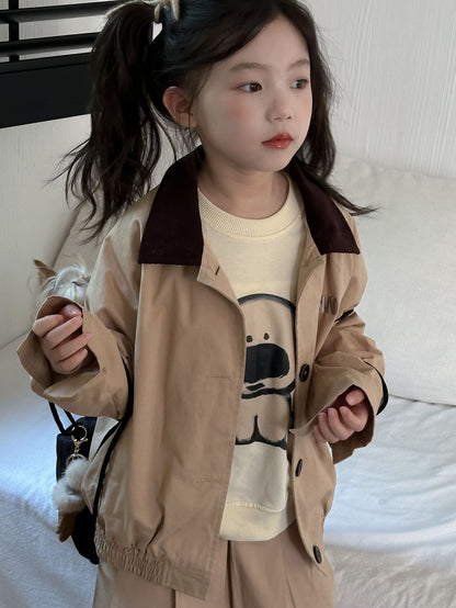 CA4659秋季女童學院風童套裝2024.08.06