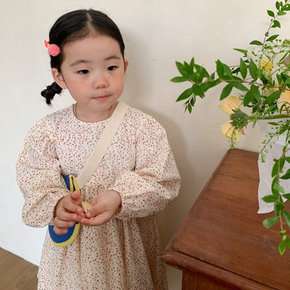 AD1033春秋韓版碎花公主連衣裙2023.12.29