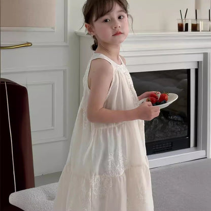 CA4856夏季度假風掛脖露背仙女連衣裙2024.04.09