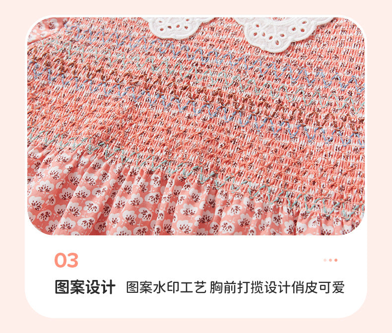 AM1852夏季翻領公主袖連衣2024.03.05