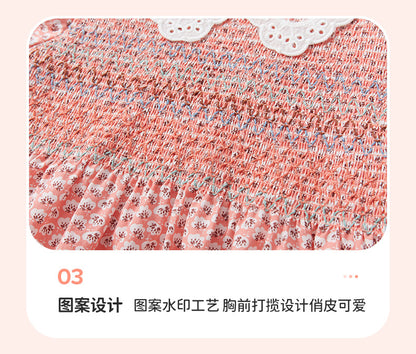 AM1852夏季翻領公主袖連衣2024.03.05