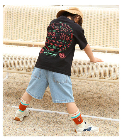 EM3109日系夏季男童牛仔短褲2024.03.22