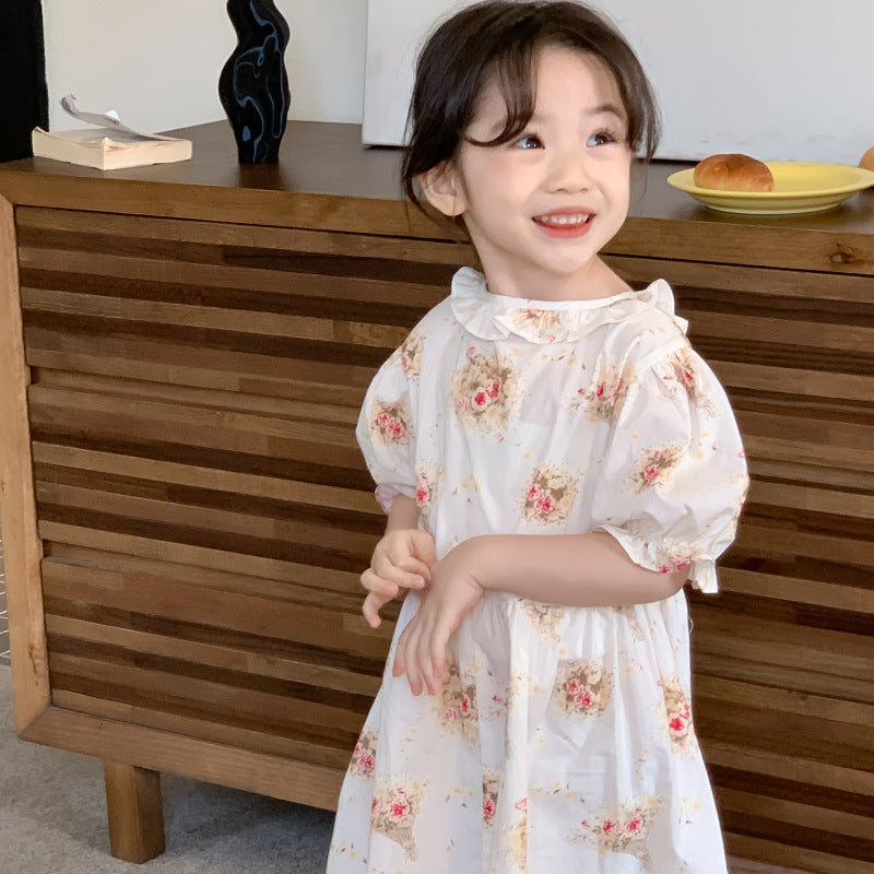 AM1683夏季韓版洛麗塔碎花連衣裙2024.03.29