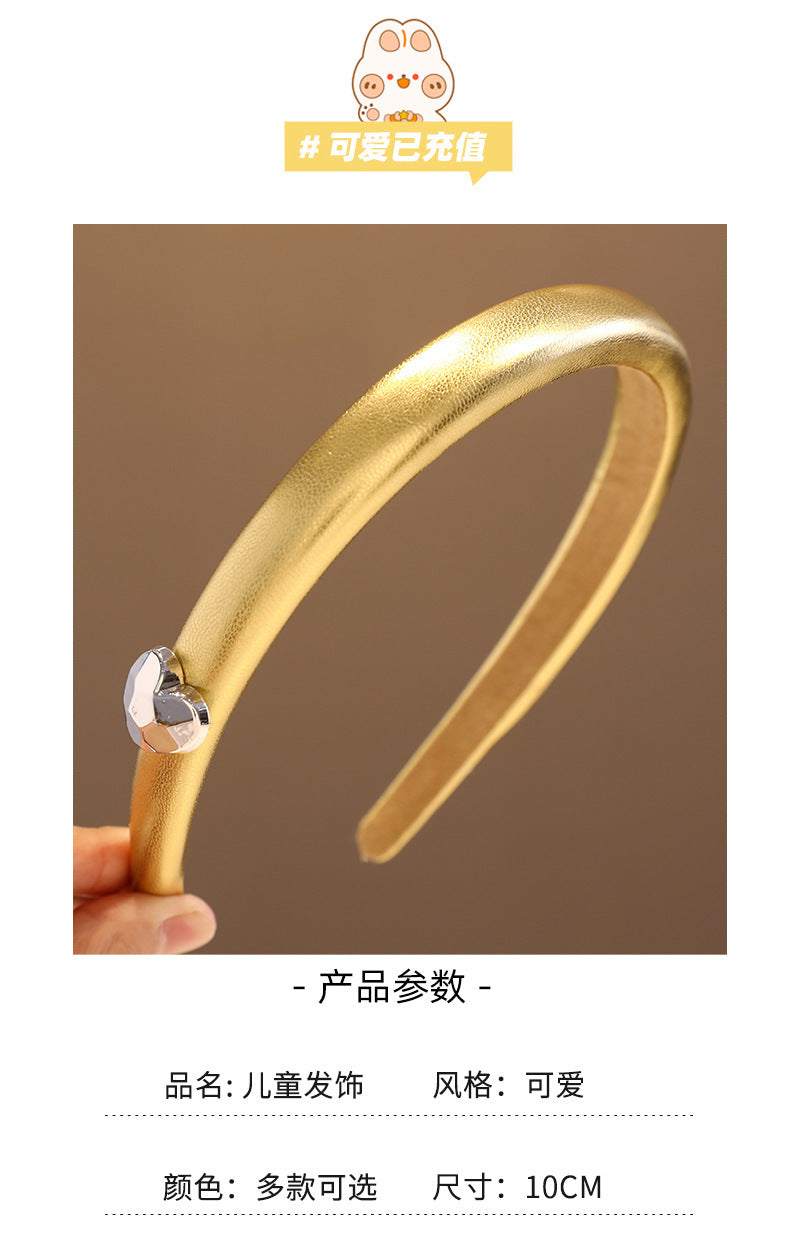 FF7779韓國兒童愛心氣質髮箍2024.02.20