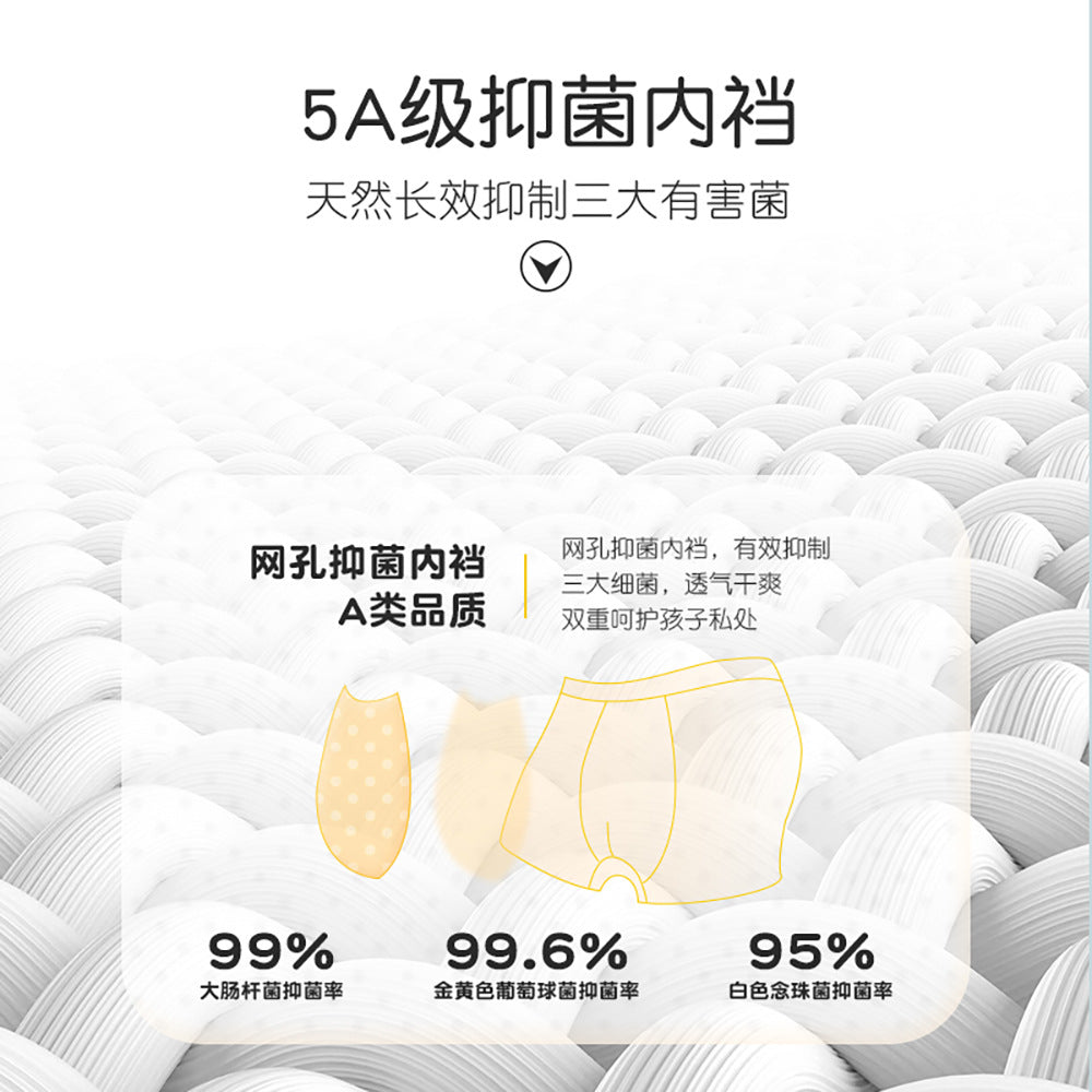 AK4150夏季薄款太空人小熊圖案莫代爾男童內褲2024.07.30