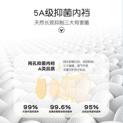 AK4150夏季薄款太空人小熊圖案莫代爾男童內褲2024.07.30