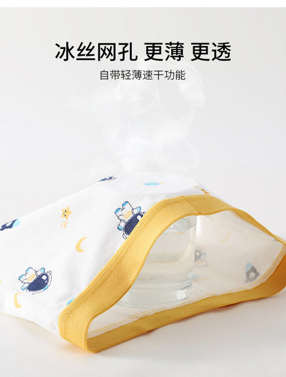 AK4150夏季薄款太空人小熊圖案莫代爾男童內褲2024.07.30