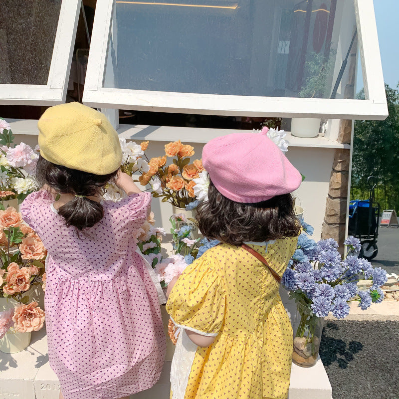 AN3102夏季韓版女童泡泡袖公主連衣裙2024.05.03