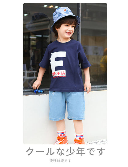 EM3208夏季純棉日系男童短袖t恤2024.03.22