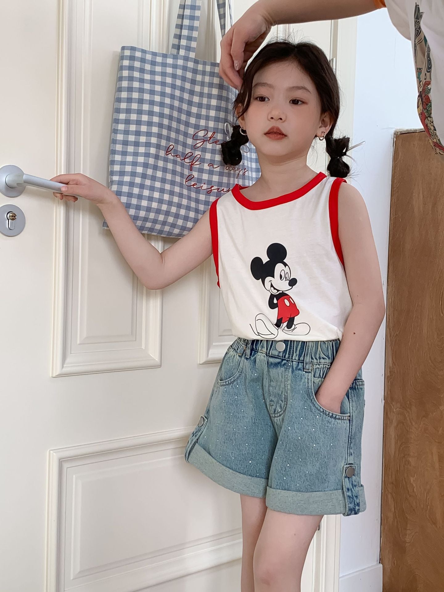 CM3380夏季女童卡通無袖t恤2024.03.15