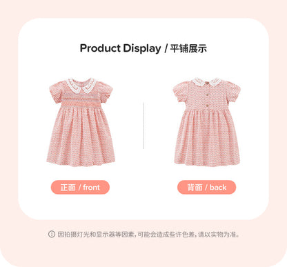 AM1852夏季翻領公主袖連衣2024.03.05