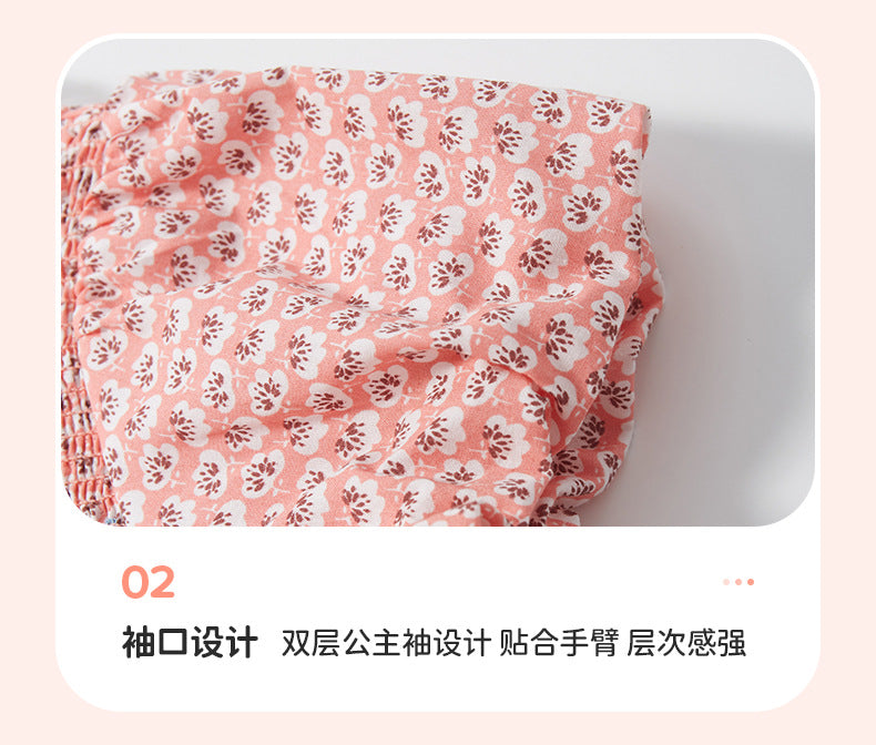 AM1852夏季翻領公主袖連衣2024.03.05