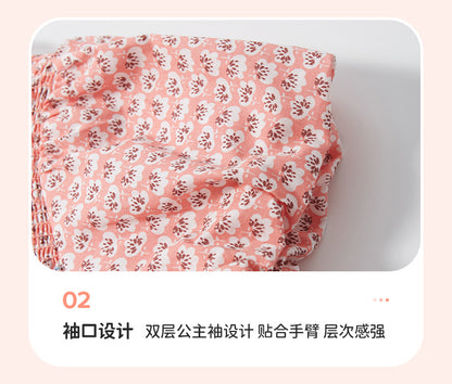 AM1852夏季翻領公主袖連衣2024.03.05