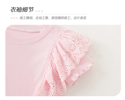 BF9226夏季歐美中小童圓領可愛上衣2024.02.23