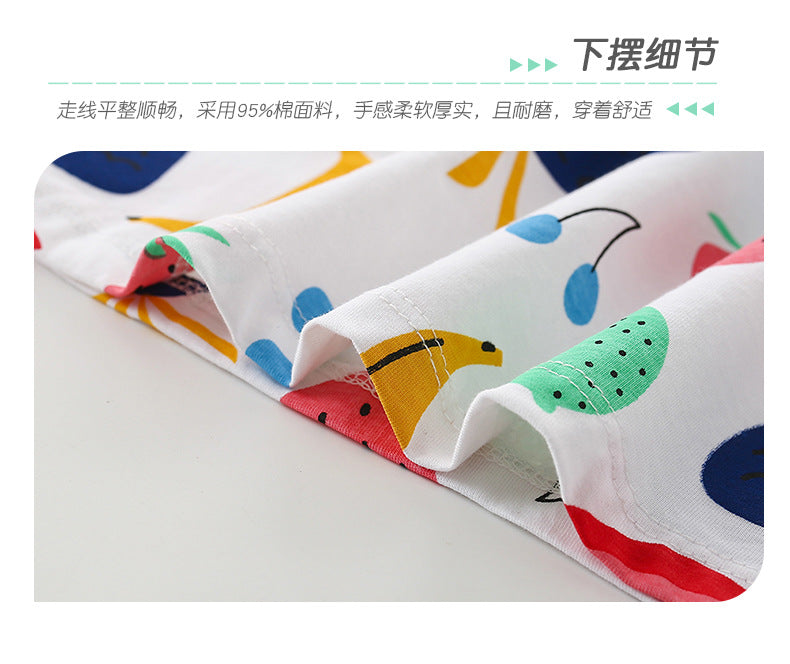 BF9223歐美中小童休閒印花短袖圓領上衣2024.02.23