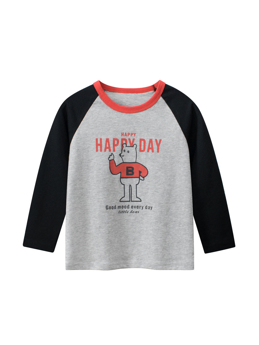 BN3261秋季HappyDay長袖打底衫T恤2023.11.24