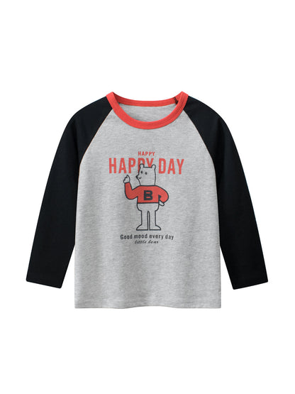 BN3261秋季HappyDay長袖打底衫T恤2023.11.24