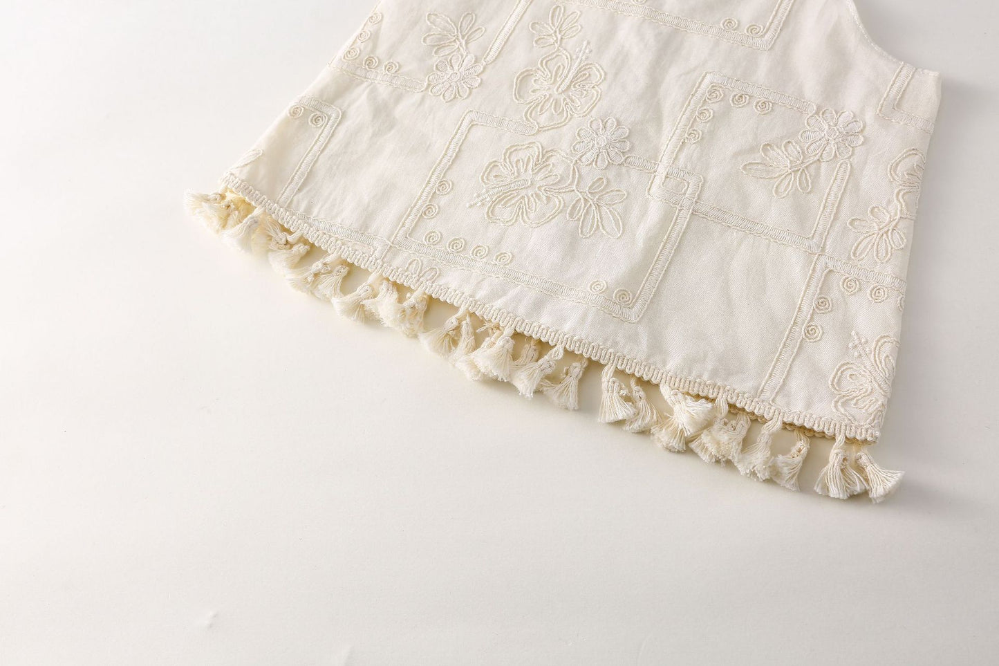 AJ1707夏季女童刺繡吊帶衫甜美半身裙兩件套套裝2024.06.07
