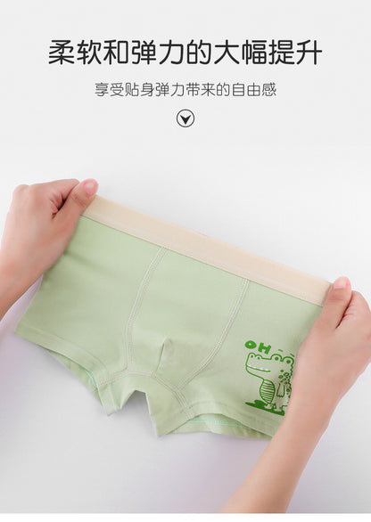 AK4148鱷魚圖案彈力棉男孩內褲2024.07.30