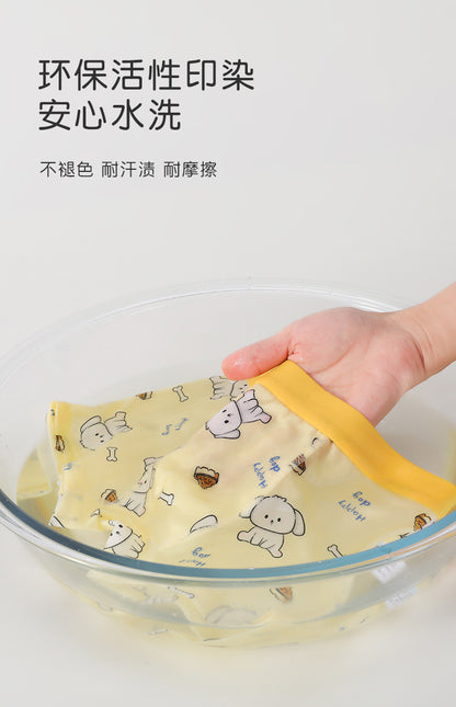 AK4008夏季兒童斑馬紋熊貓小狗透氣輕薄萊卡棉內褲2024.07.30
