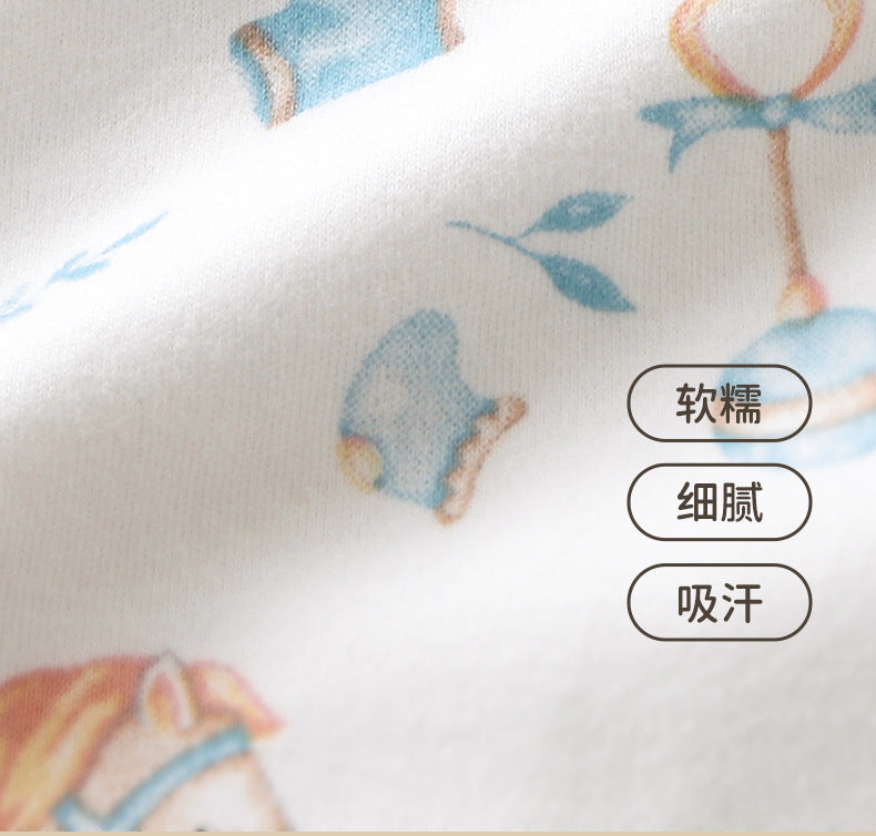 DM3112春秋薄款嬰兒棉毛套裝2024.03.08
