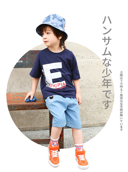 EM3208夏季純棉日系男童短袖t恤2024.03.22