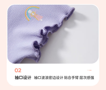 AM1840夏季女孩印花短袖連衣裙2024.03.05