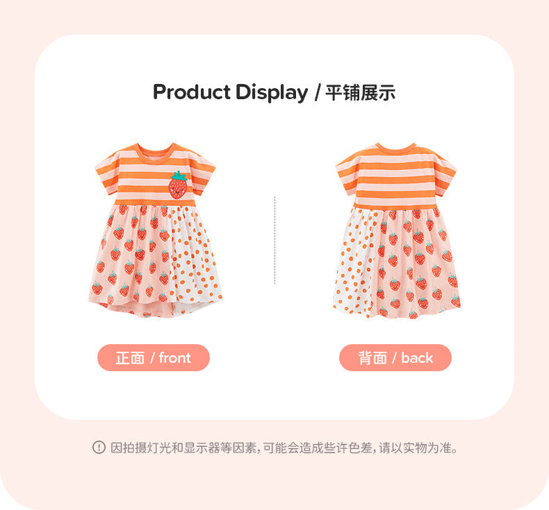 AM1803夏季歐美風卡通純棉連衣裙2024.03.05